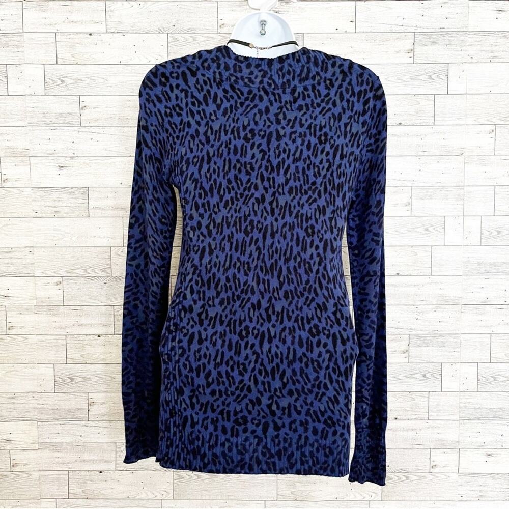 Express Design Studio Leopard Print Pullover Swea… - image 7